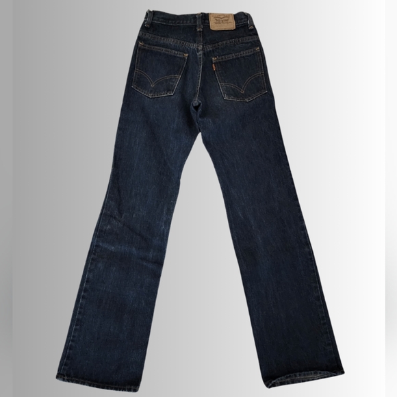 Vintage x 60s “made in Canada” Levi 50729-0217 Dark Blue Jean - Picture 4 of 11